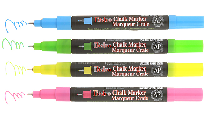 Marvy Uchida Bistro Chalk Marker - Medium Point - Pastel Peach