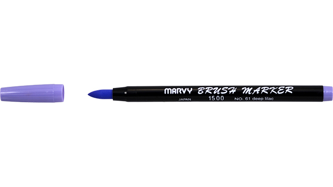 Marvy Fabric Marker, Brush 722-S