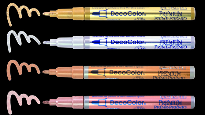 DecoColor by Marvy Uchinda Premium Gold Metallic Marker (250-S #GLD) –  Everything Mixed Media